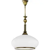 Jupiter Hanglamp Petro, dimbaar, brons / oud-messing, Woon-/ Eetkamer, metaal, Antiek, hanglamp