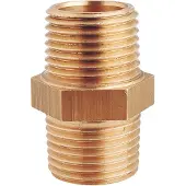 Maestrini M 1 1/4´´ Chromed Brass Hex Nipple Goud
