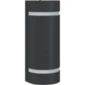vidaXL Buitenwandlamp gegoten aluminium zwart