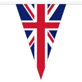 Boland PE vlaggenlijn Union Jack (Rood, blauw &amp; wit)