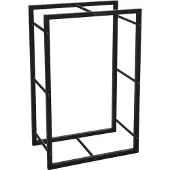 Mondex Haardhoutrek Rechthoekig 45 x 28 x 70 cm zwart