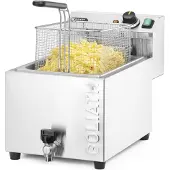 Super Merchant Friteuse XL aftapkraan GOLIATH 10L, Friteuse