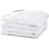 Super Merchant Premium gewatteerde draad matrasbeschermer/topper 160x200cm wit