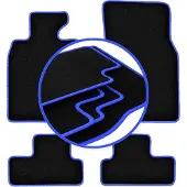 Super Merchant -BLUE automatten voor: Mini Cooper R56 hatchback (2006-2013)
