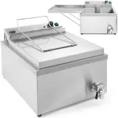 Super Merchant Donut friteuse 3000W, Friteuse, Zilver