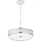 Jupiter Hanglamp JAZZ, wit, chroom, 5xE14x15W, metaal, afmetingen: 70x48x48cm, IP20,