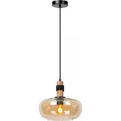 Lucide ILONA - Hanglamp - Ø 30 cm - 1xE27 - Amber