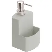 Wenko Zeepdispenser Festival 380Ml Keramiek Grijs - Afwasmiddeldispenser