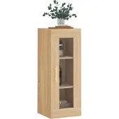 vidaXL Bovenkast 34,5x34x90 cm sonoma eikenkleurig