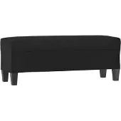 vidaXL Bankje 100x35x41 cm kunstleer zwart