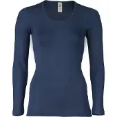 Engel - Women's Unterhemd L/S - Merino-ondergoed 42/44, blauw