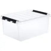 Orthex Classic Kunststof Opbergdoos 14 l Met deksel Transparant 30 x 40 x 18 cm