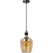 Lucide ILONA - Hanglamp - Ø 22 cm - 1xE27 - Amber