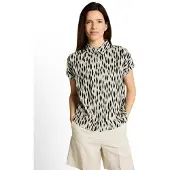 Tom Tailor Blouse beige / lichtbeige / zwart