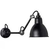 Lampe Gras Wandlampe , Zwart, Woonkamer, Metaal, Designer