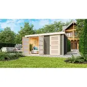 Karibu | Tuinhuis Mühlentrup 2 | Terragrijs