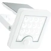Brilliant Luton - Buiten wandlamp - LED 4W - Solar - Sensor - 540 lm - 4000K - IP65 - Wit