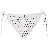 Pieces Bikinibroek 'PCBaomi' zwart / wit