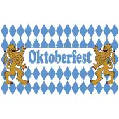 Espa Oktoberfest vlag (blauw en wit)