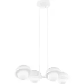 Emibig Hanglamp BOOM, wit, 4xG9x15W, metaal, afmetingen: 120x60x32cm, IP20,