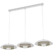 Emibig Hanglamp SKIN, wit-beige, 3xG9x15W, metaal, afmetingen: 120x95x30cm, IP20,