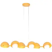 Emibig Hanglamp BOOM, oranje-wit, 6xG9x15W, metaal, afmetingen: 120x88x32cm, IP20,