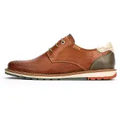 Pikolinos Heren Berna bruin leren loafers (42), Leer, Plat, Veters, Casual M8J-4322C1