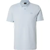 BOSS Shirt 'Peoxford' lichtblauw / wit