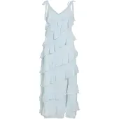 Vila Viluna Bandje Maxi Jurk 38 EU dames