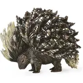 Collecta speelfiguur stekelvarken zwart 6 x 4 cm