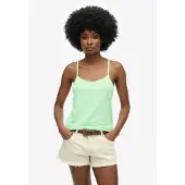 Superdry Studios Cami Top Groen Grootte: 40