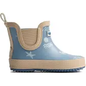 Wheat Regenlaarzen 'Beta' beige / blauw