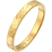 Elli - Elli Ringen Dames Basic Pinky Belofte Gehamerd in 925 Sterling Zilver