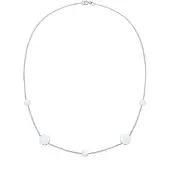 Elli - Halsketting - Dames Plaatje Hanger Filigraan in 925 Sterling Zilver - Dames
