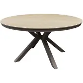 AVH-Collectie Samantha dining tuintafel 144xH75 cm rond latte keramisch blad