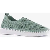 Hush puppies Daisy dames instappers groen maat 38