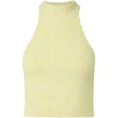Pieces Pcsoftcrush Gebreide Top Dames Geel XL