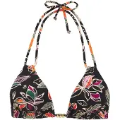 Buffalo Bikinitop crème / groen / oranje / zwart