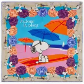 Codello Doek 'J’ADORE LA PLAGE' blauw