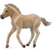 Collecta Paarden: Fjord Veulen 9 Cm Lichtbruin