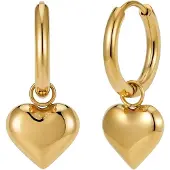 GOOD.designs Oorbellen 'Herz' goud