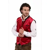 Thetru Herenvest Janko Rood Volwassenen Mannen Rood Oktoberfest Maat L