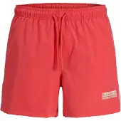 Jack & Jones Zwemshorts 'JPSTMAUI SUNRISE' beige / koraal