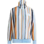 Adidas Originals Gebreid vest 'Firebird' marine / lichtblauw / oranje gemêleerd / wolwit
