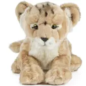 KEYCRAFT Knuffel - 47x25 cm - Leeuwenwelp - Beige - - OneSize - Knuffels
