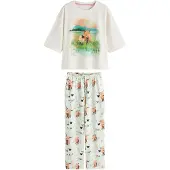 Next Pyjama lichtgroen / gemengde kleuren