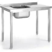 Hendi Spoelbak, met schroefverbindingen, Kitchen Line, 1000x600x(H)850 mm