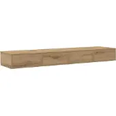 vidaXL Bedlades Artisan Eiken 140 x 36,5 x 16,5 cm Bewerkt hout