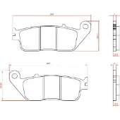 Brenta Moto 4059 Gesinterde Remblokken