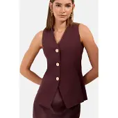 Friends Like These Gilet chocoladebruin
